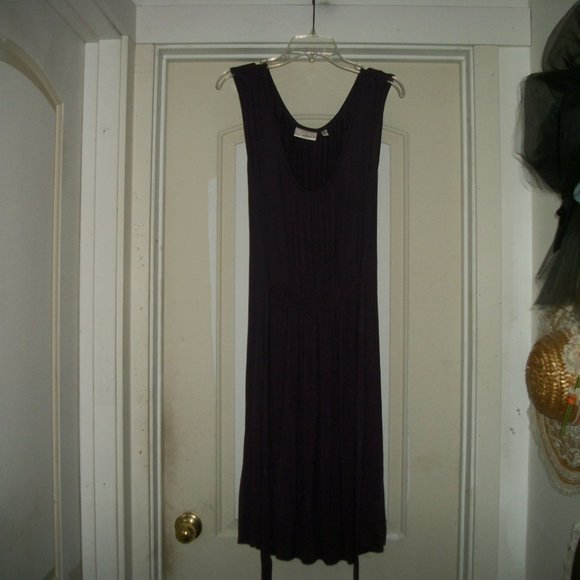 PURPLE GRAPES GREEK STYLE DRAPED DRESS 14 - Picture 1 of 7